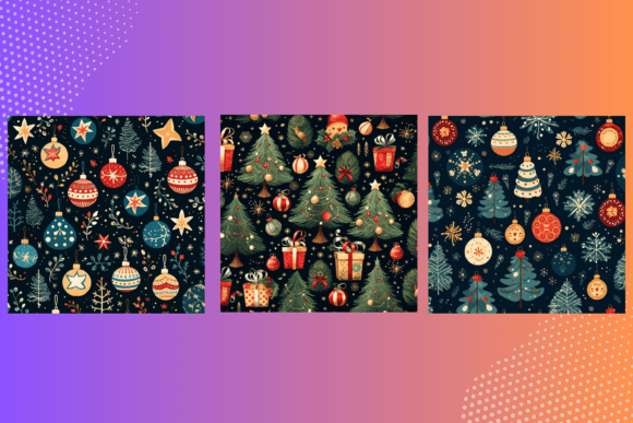 Christmas Pattern Backgrounds: Festive Design Assets