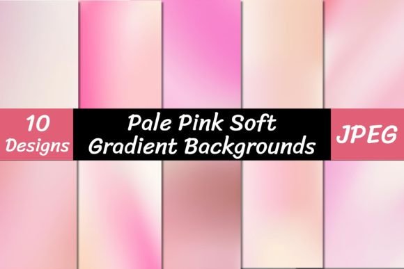 Elevate Your Projects with Pale Pink Gradient Backgrounds