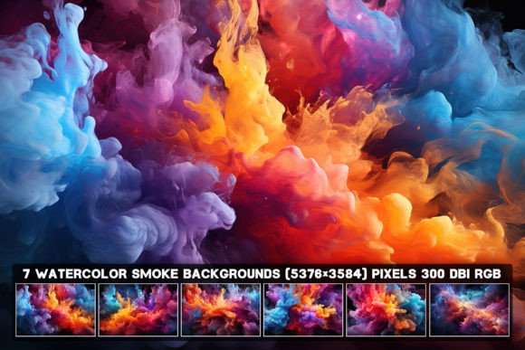 Elevate Your Visuals with 7 Abstract Liquid Nebula Backgrounds