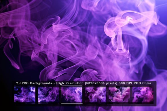 Purple Black Smoke Textures for Dynamic Backgrounds