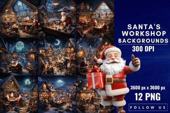 Santa's Workshop Backgrounds: Your Gateway to Holiday Magic