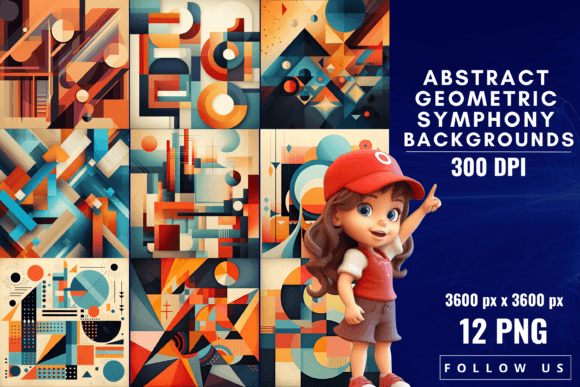 The Art of Geometry: Using Abstract Geometric Symphony Backgrounds