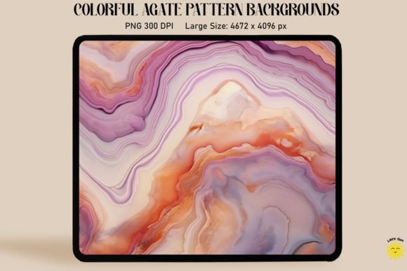 Transform Your Designs with Pastel Color Agate Pattern Backgrounds
