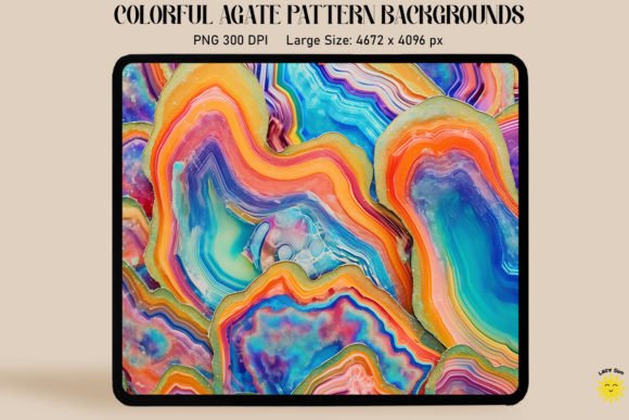 Unleash Vibrant Energy with Rainbow Glitter Agate Backgrounds