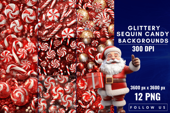 Unwrap the Magic of Glittery Sequin Candy Backgrounds